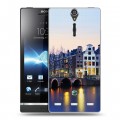 Дизайнерский пластиковый чехол для Sony Xperia S амстердам