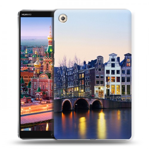 Дизайнерский пластиковый чехол для Huawei MediaPad M5 8.4 амстердам