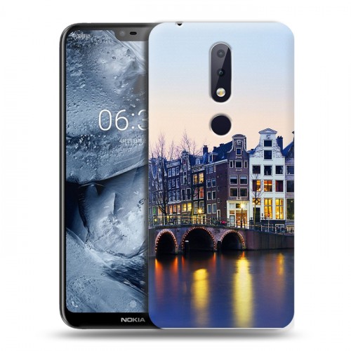 Дизайнерский силиконовый чехол для Nokia 6.1 Plus амстердам