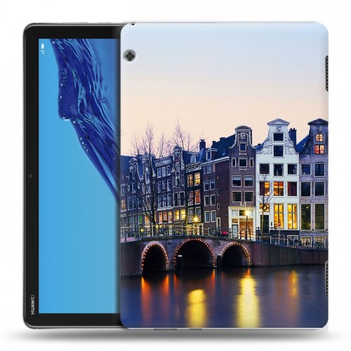 Дизайнерский пластиковый чехол для Huawei MediaPad T5 амстердам