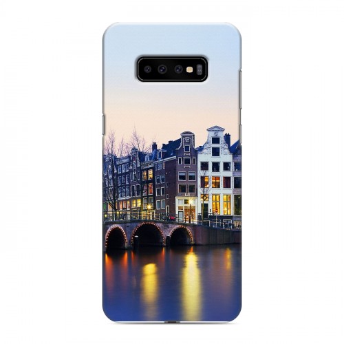 Дизайнерский пластиковый чехол для Samsung Galaxy S10 Plus амстердам