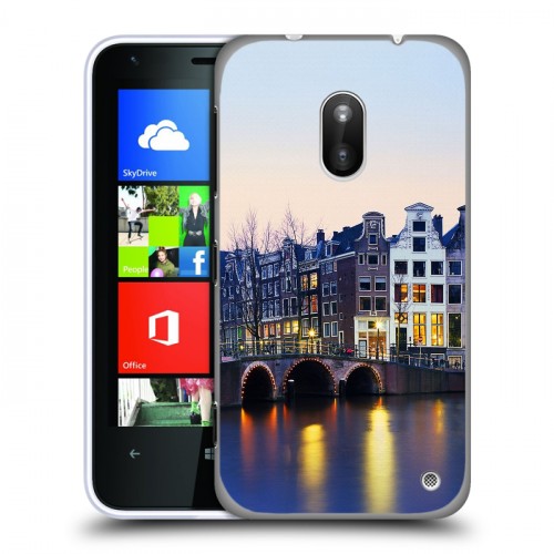 Дизайнерский силиконовый чехол для Nokia Lumia 620 амстердам