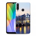 Дизайнерский пластиковый чехол для Huawei Y6p амстердам