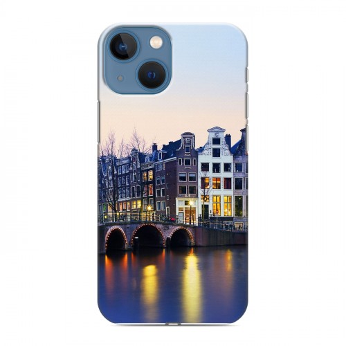 Дизайнерский пластиковый чехол для Iphone 13 Mini амстердам