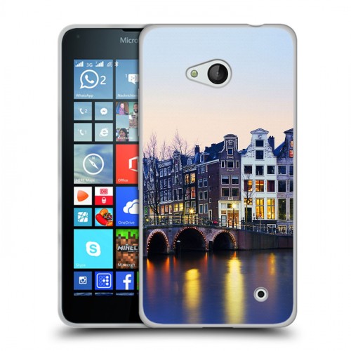 Дизайнерский пластиковый чехол для Microsoft Lumia 640 амстердам