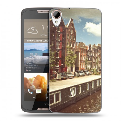 Дизайнерский пластиковый чехол для HTC Desire 828 амстердам