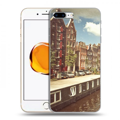 Дизайнерский силиконовый чехол для Iphone 7 Plus / 8 Plus амстердам