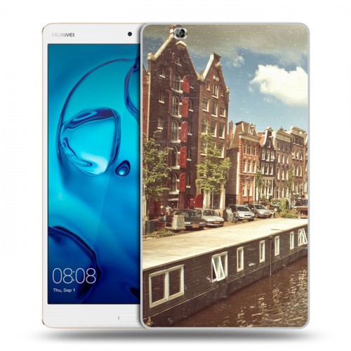 Дизайнерский силиконовый чехол для Huawei MediaPad M3 амстердам