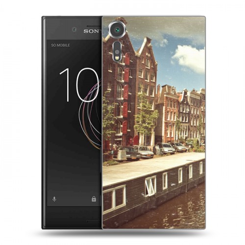 Дизайнерский пластиковый чехол для Sony Xperia XZs амстердам