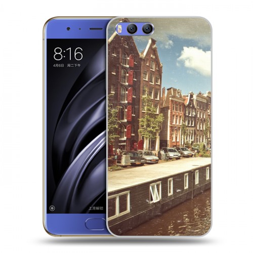 Дизайнерский силиконовый чехол для Xiaomi Mi6 амстердам