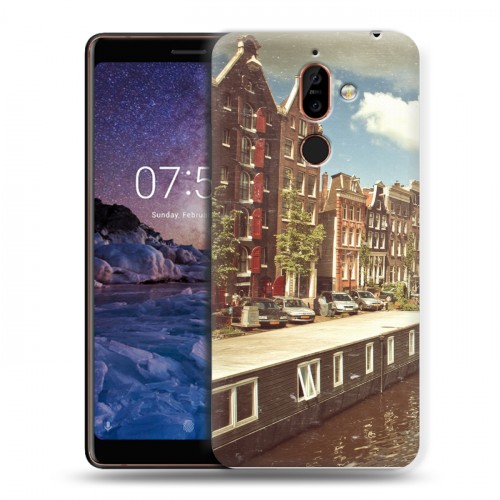 Дизайнерский пластиковый чехол для Nokia 7 Plus амстердам