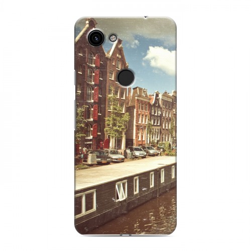 Дизайнерский пластиковый чехол для Google Pixel 3a амстердам