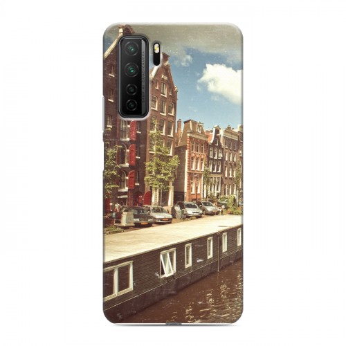 Дизайнерский силиконовый с усиленными углами чехол для Huawei Honor 30S амстердам