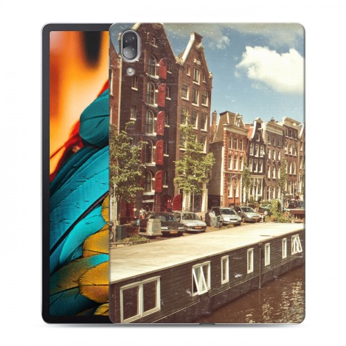 Дизайнерский силиконовый чехол для Lenovo Tab P11 Pro амстердам