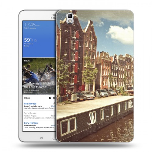 Дизайнерский силиконовый чехол для Samsung Galaxy Tab Pro 8.4 амстердам
