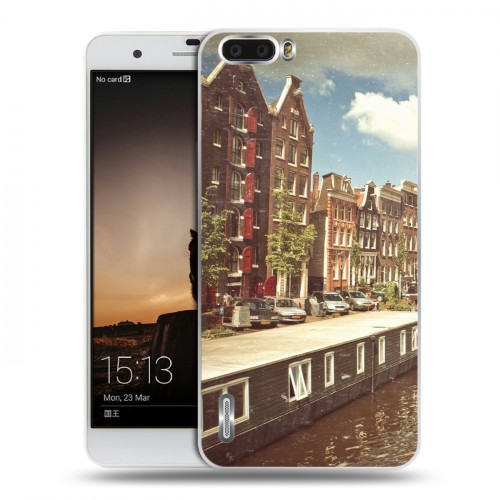Дизайнерский пластиковый чехол для Huawei Honor 6 Plus амстердам
