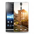 Дизайнерский пластиковый чехол для Sony Xperia S рим