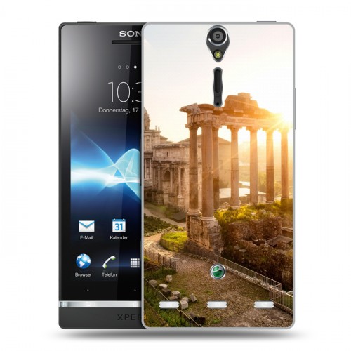 Дизайнерский пластиковый чехол для Sony Xperia S рим