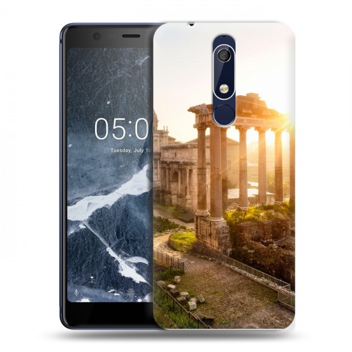 Дизайнерский пластиковый чехол для Nokia 5.1 рим