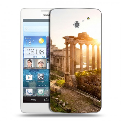 Дизайнерский пластиковый чехол для Huawei Ascend D2 рим