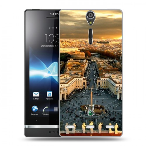 Дизайнерский пластиковый чехол для Sony Xperia S рим