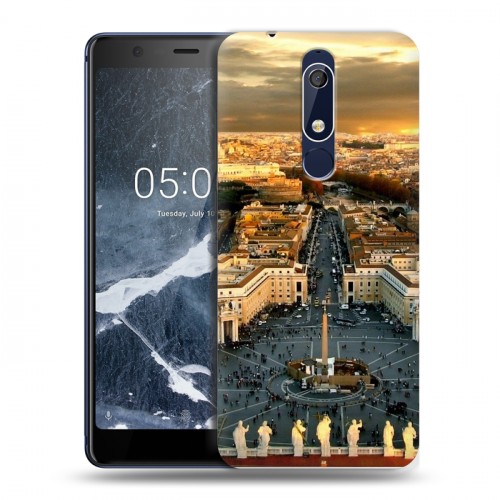 Дизайнерский пластиковый чехол для Nokia 5.1 рим