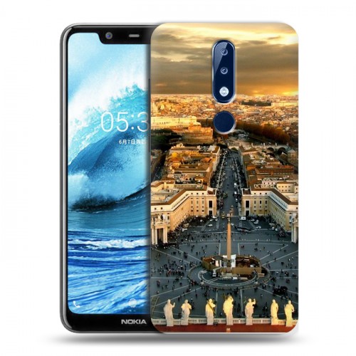 Дизайнерский силиконовый чехол для Nokia 5.1 Plus рим