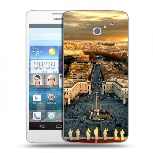 Дизайнерский пластиковый чехол для Huawei Ascend D2 рим