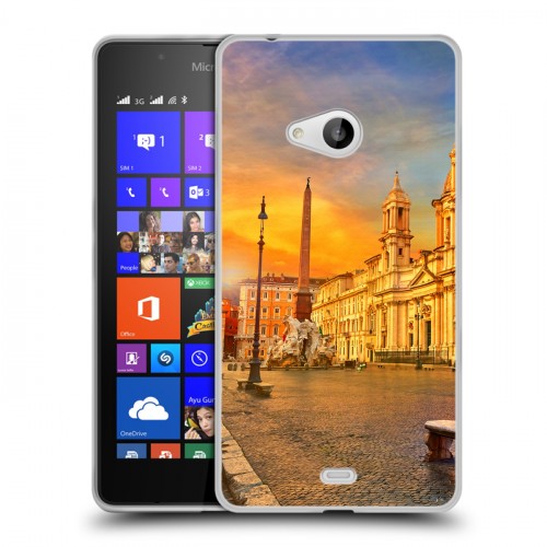 Дизайнерский пластиковый чехол для Microsoft Lumia 540 рим