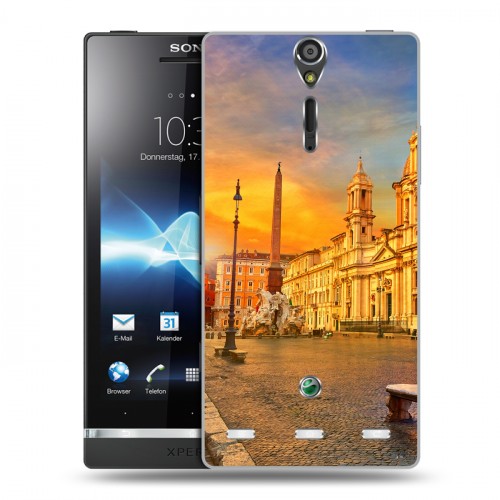 Дизайнерский пластиковый чехол для Sony Xperia S рим