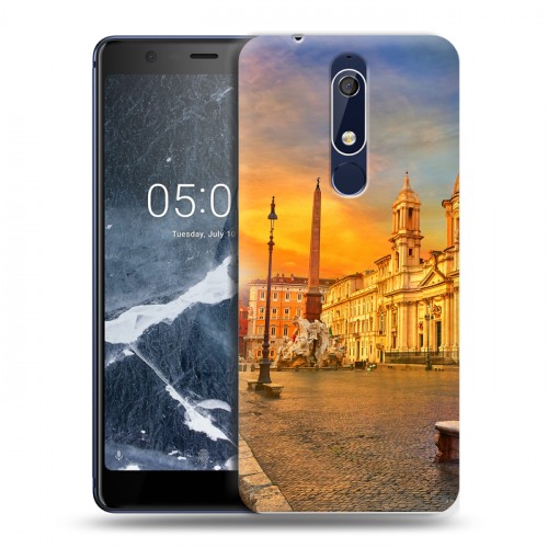 Дизайнерский пластиковый чехол для Nokia 5.1 рим