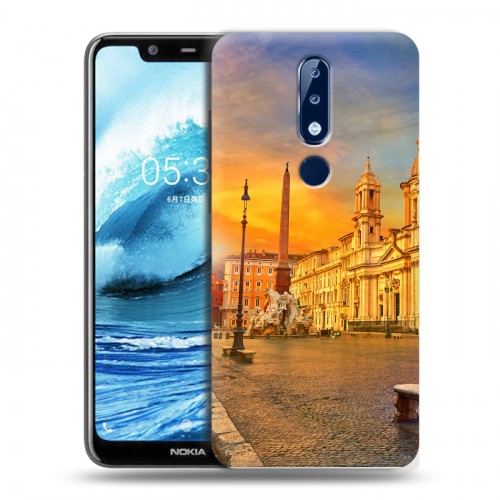 Дизайнерский пластиковый чехол для Nokia 5.1 Plus рим