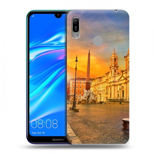 Дизайнерский пластиковый чехол для Huawei Y6 (2019) рим