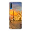 Дизайнерский силиконовый с усиленными углами чехол для Samsung Galaxy A50 рим