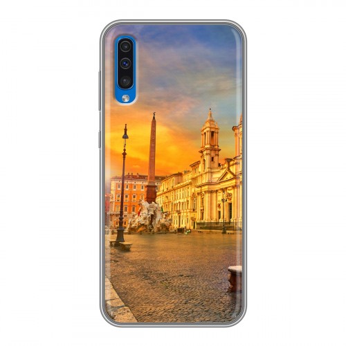 Дизайнерский силиконовый чехол для Samsung Galaxy A50 рим