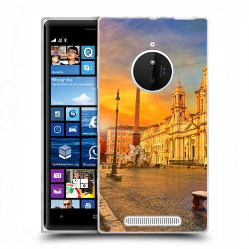 Дизайнерский пластиковый чехол для Nokia Lumia 830 рим