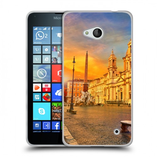 Дизайнерский пластиковый чехол для Microsoft Lumia 640 рим