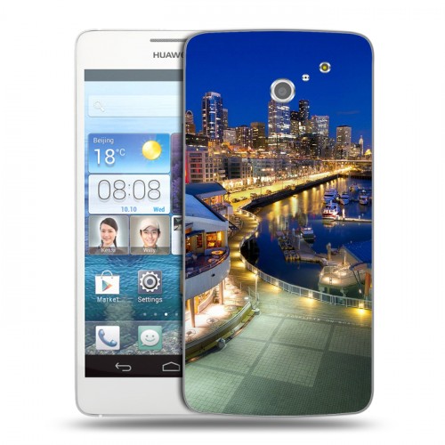 Дизайнерский пластиковый чехол для Huawei Ascend D2 рим