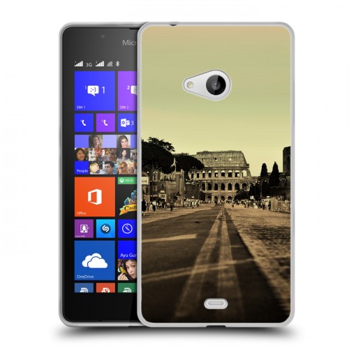 Дизайнерский пластиковый чехол для Microsoft Lumia 540 рим