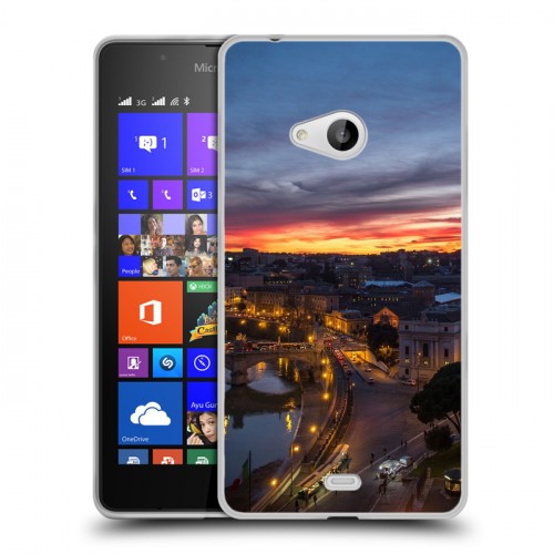 Дизайнерский пластиковый чехол для Microsoft Lumia 540 рим