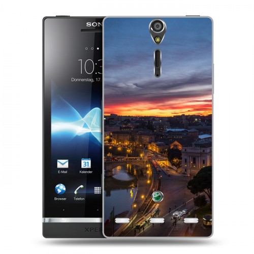 Дизайнерский пластиковый чехол для Sony Xperia S рим