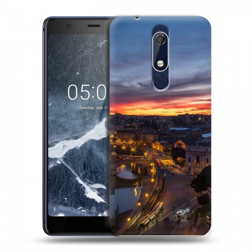 Дизайнерский пластиковый чехол для Nokia 5.1 рим