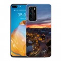 Дизайнерский пластиковый чехол для Huawei P40 рим