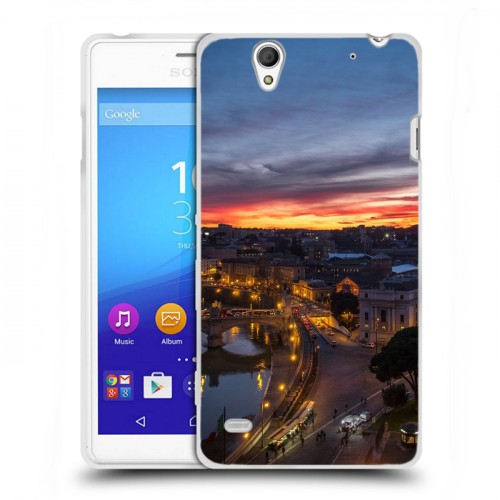 Дизайнерский пластиковый чехол для Sony Xperia C4 рим