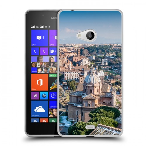 Дизайнерский пластиковый чехол для Microsoft Lumia 540 рим