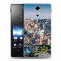 Дизайнерский пластиковый чехол для Sony Xperia TX рим