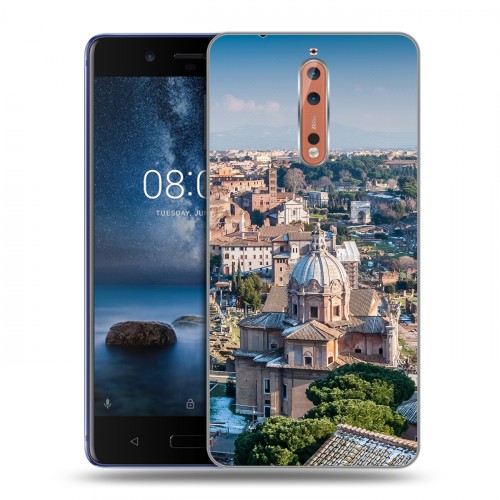 Дизайнерский пластиковый чехол для Nokia 8 рим