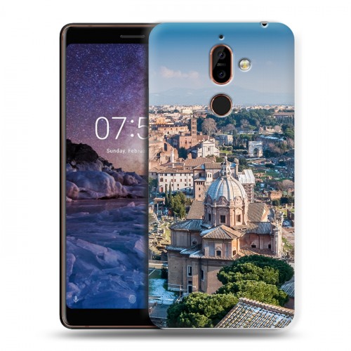 Дизайнерский пластиковый чехол для Nokia 7 Plus рим