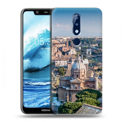 Дизайнерский силиконовый чехол для Nokia 5.1 Plus рим