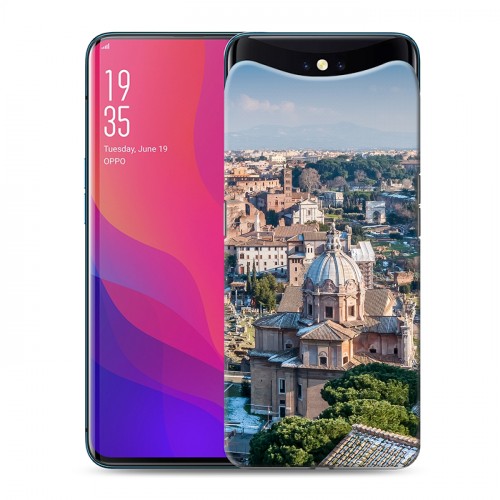 Дизайнерский силиконовый чехол для OPPO Find X рим